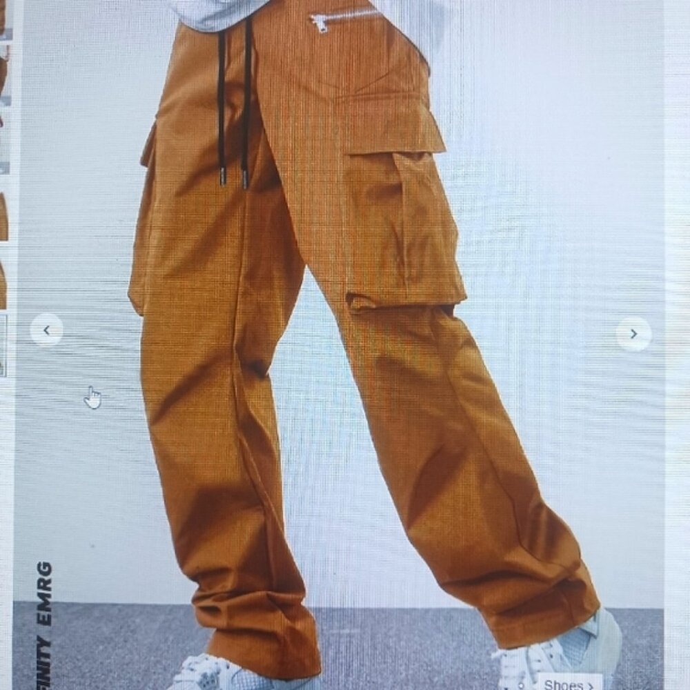 Brown cargo pants XL